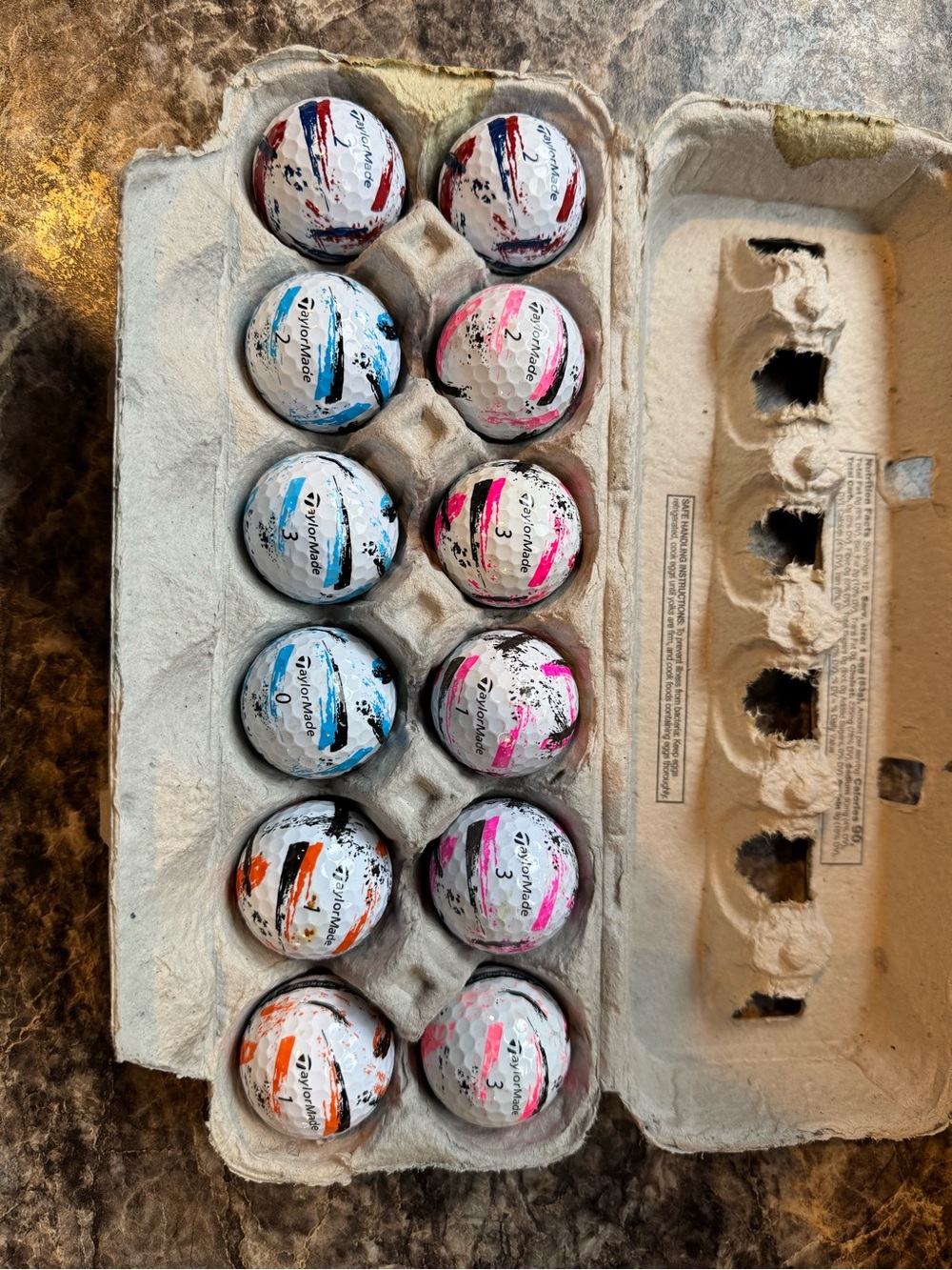 TaylorMade speedsoft golf balls